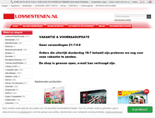 Tablet Screenshot of lossestenen.nl